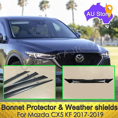 Weather Shield Window Visor & Bonnet Protector For Mazda CX-5 CX5 KF 2017-2021 • $125.10