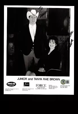 Junior And Tanya Rae Brown Signed Photo 8x10 Beckett Authenticated Coa • $24.99