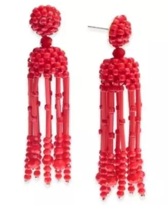 INC Beaded Tassel Linear Earrings  • $25.88