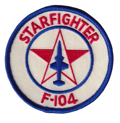 Lockheed F-104 Starfighter Patch – Sew On Officially Licensed 3.5  • $15