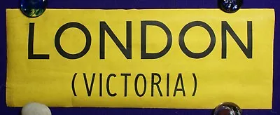 London Victoria London Transport Country Buses Bus Coach Linen Blind • £35