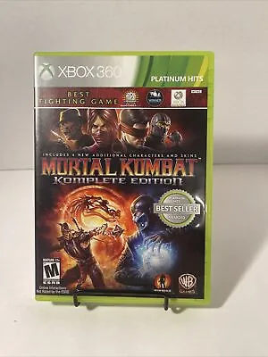 Mortal Kombat -- Complete Edition  Xbox 360 CIB MINT CONDITION • $30
