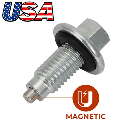 Magnetic Oil Drain Plug &Gasket For Chevorlet GMC Hummer Ford Trucks Lincoln • $9.99
