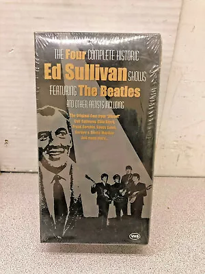 The Beatles - Ed Sullivan Presents Four Complete Shows - 2 VHS 2003 NEW Sealed • $17.99