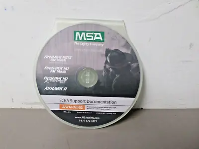 MSA SCBA Support Instruction CD For FireHAWK M7 M7XT AirHAWK II Air Masks • $18.95