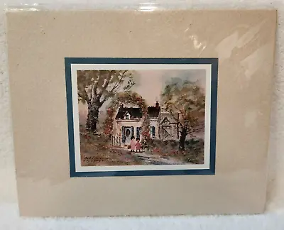 Ed Gifford  Best Friends  Two Girls House Art Signed Print 1991 • $9.99