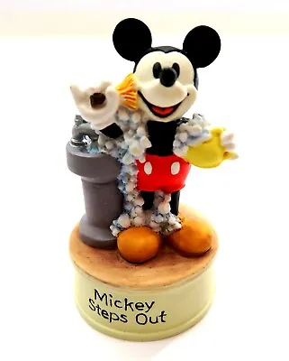 MICKEY MOUSE Mickey Steps Out 1931 Thimble Disney 2.5  Figurine By LENOX  • $13.99