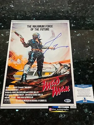 Mel Gibson Signed Mad Max 11x17  Bas Coa Mad Max Signed Beckett (b • $600