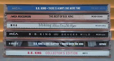 6 Bb King Cd's - Best Of Deuces Wild Blues On Bayou Riding With The King... • $16.95