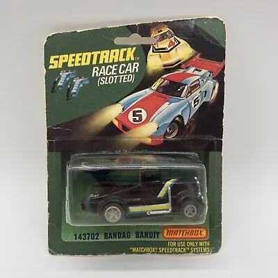 Matchbox 1979 Lesney Speedtrack Race Car Slotted BANDAG BANDIT • $59.99