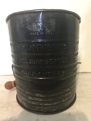 Vintage Bromwell’s  5 Cup Measuring Sifter • $6