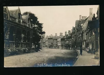 Gloucestershire Glos CAMPDEN High St Collins Bros Butchers Bike C1900s RP PPC • $21.12