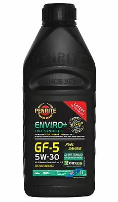 $15.95 • Buy Penrite Enviro+ GF-5 5W-30 Engine Oil 1L Fits Skoda Rapid 1.2 (NH1) 55kw, 1.2...