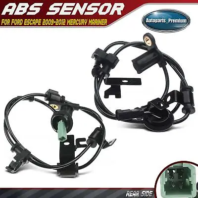 2x ABS Wheel Speed Sensor For Ford Escape 2009-2012 Mercury Mariner Rear LH & RH • $28.99