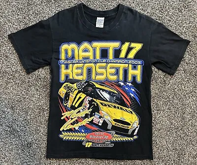 Vintage 2003 NASCAR MATT KENSETH Dewalt Racing AOP T-Shirt Medium 🤩 • $35