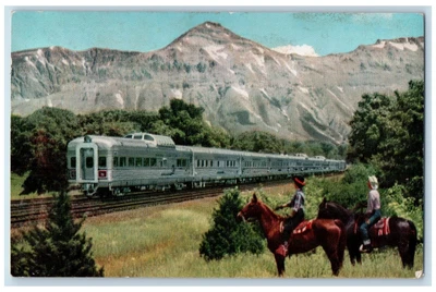 $19.95 • Buy 1959 Denver Zephyr Chicago Denver Colorado Springs CO Chuck Train Horse Postcard