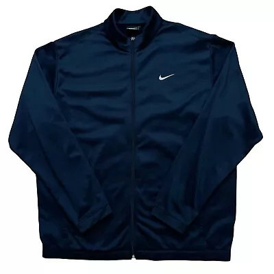 Nike Jacket Mens XL Golf Tour Performance Therma Fit Sweatshirt Full-Zip Blue • $24.95