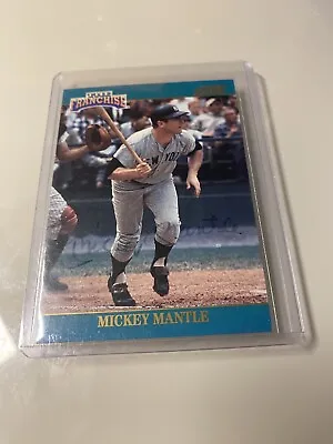 1992 Score Mickey Mantle Autograph SP + “The Franchise” Signed Yankees Auto • $999.99