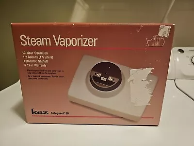 KAZ Steam Vaporizer Model Safeguard 76 New In Box Unopened • $49.99