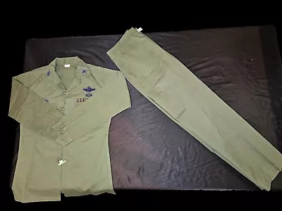 Exc USAF Shirt + Pants Colonel Pilot OG-107 Fatigue Uniform Set • $64.99