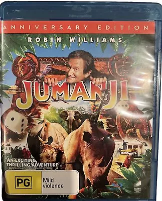 Jumanji Blu Ray - Robin Williams (Region B 1998) • $8