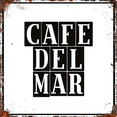 Cafe Del Mar Ibiza Music Dance Bar Kitchen Man Cave Pub Shed Metal 15cm SIGN • £3.99