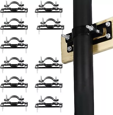 Minneer 12Pcs 2-3/8  Fence Bracket For 2×4-inch Wood/Metal Fence Post Bracket • $58.99