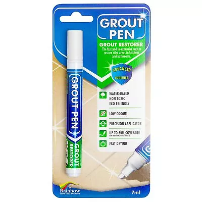 Grout Pen White Tile Paint Marker: Waterproof Tile Grout Colorant And Sealer Pen • $12