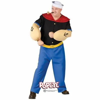 Fun World Popeye The Sailor Man Adult Plus Size Mens Halloween Costume 102725 • £68.62