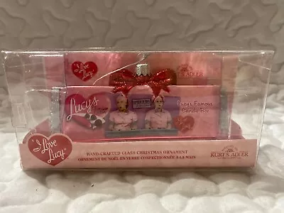 Kurt Adler I Love Lucy Ornament Chocolate Bar Hand Blown Glass Christmas Decor • $19.95