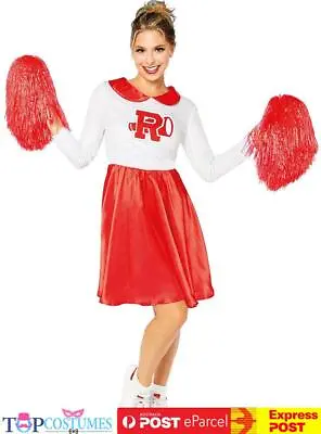 $48 • Buy Grease Rydell High Sandy Cheerleader Costume School 50s Fancy Dress Up