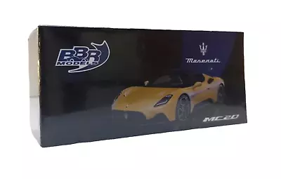 BBR Model Maserati MC20 Giallo Genio Yellow 1:64 • $23