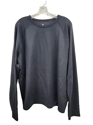 Men's Long Sleeve Heavyweight Thermal Undershirt - All In Motion Black Size XXL • $20.13
