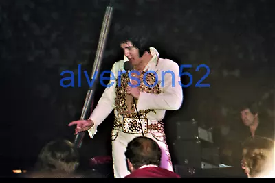 Elvis Presley Color Concert Photograph - Indianapolis In - June 26 1977 • $3.79