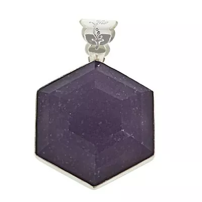 HSN Jay King Sterling Silver Lepidolite Hexagonal Pendant  • $189