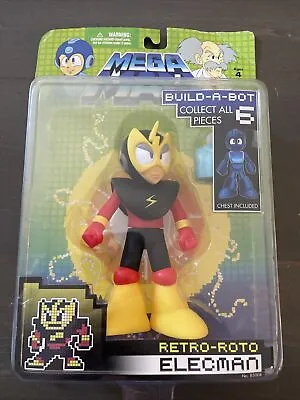  MEGA MAN ELECMAN Retro-Roto Build A Bot 2005 JayzwaresInc Open Box • $18