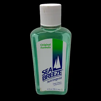 Vintage 1993 Sea Breeze Astringent 4 Oz Travel Size Bottle TV Movie Prop Store • $26.28