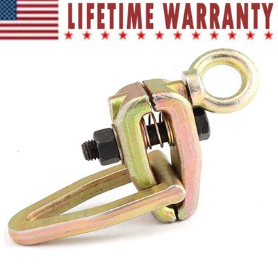 $19.99 • Buy 2 Way Self-tightening Frame Body Repair Small Mouth 3 Ton Pull Clamp Dent Puller