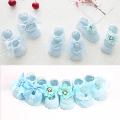 £3.42 • Buy Bow Tie Floor Socks Anti Trainer Cotton Infant Thin Section