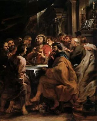 1630 The Last Supper By Peter Paul Rubens Art Painting Print • £7.59