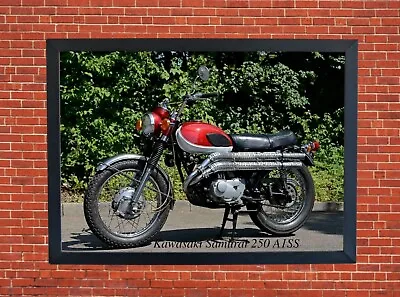 Kawasaki Samurai 250 A1SS Motorcycle A3 Size Poster On Photographic Paper Art • £9.99