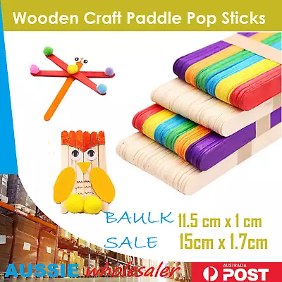 Bulk Sale Wooden Coffee Tea Stirrers Craft Stick/Paddle Pop Sticks Disposable  • $4.95