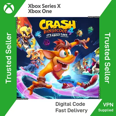 Crash Bandicoot 4: It's About Time - Xbox One Series X|S - Digital Code - VPN • £7.99