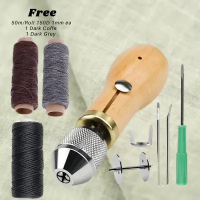 Stitching Speedy Stitcher Sewing Awl Needle Tool Kit For Leather Sail & Canvas • $18.51