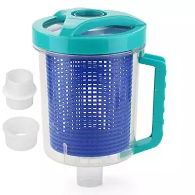 Pool Leaf Canister Catcher For Pool Vacuum With Mesh Basket In-Line Leaf Catche • $37.95