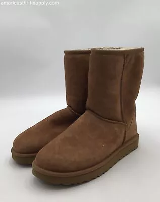 UGG Women's Classic Short 2 1016223 Brown Mid-Calf Snow Boots - Size 9 • $19.99