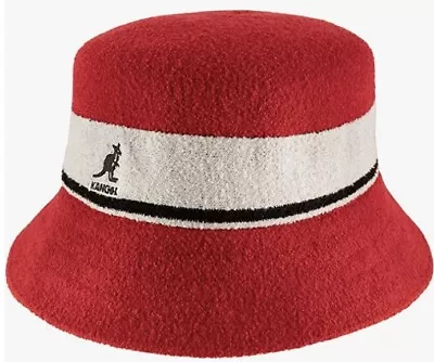 Kangol Original Bucket Fischer Fishing Hat Hats Bermuda Stripe Red New Trend • $62.71