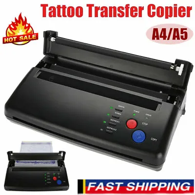 £45.50 • Buy Tattoo Transfer Copier Tattoo Thermal Stencil Maker Printer Tool For A4/A5 Paper