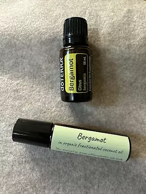 Homemade Essential Oil Roll On Bottle  ~ DoTERRA Bergamot 10ml • $12