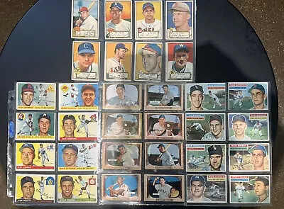 1950s Topps And Bowman Vintage Lot; 1952 Topps 1955 Topps/Bowman & 1956 Topps! • $149.99